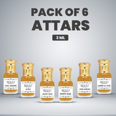Pack of 6 Attars